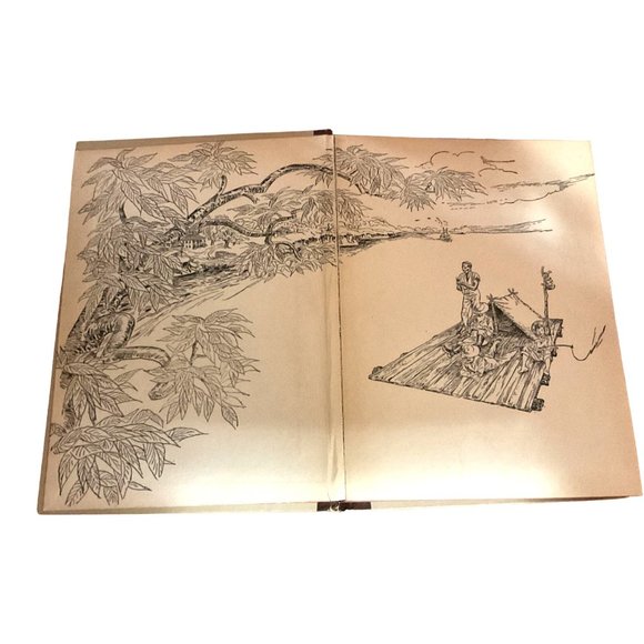 VINTAGE HUCKLEBERRY FINN BOOK 1951 HARDCOVER MARK TWAIN ILLUSTRATED - Picture 5 of 6